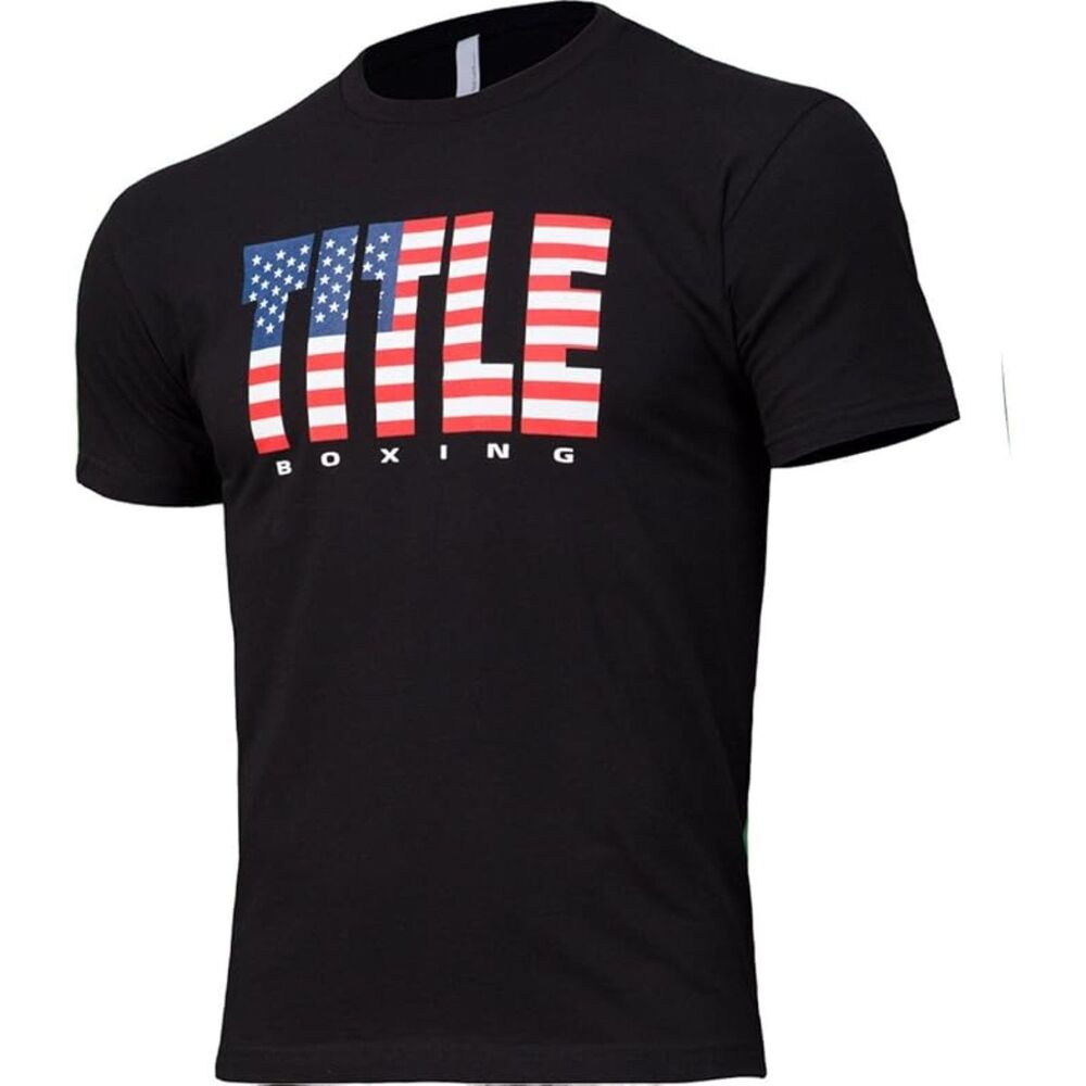 Title Boxing American Pride Tee, Black, Large